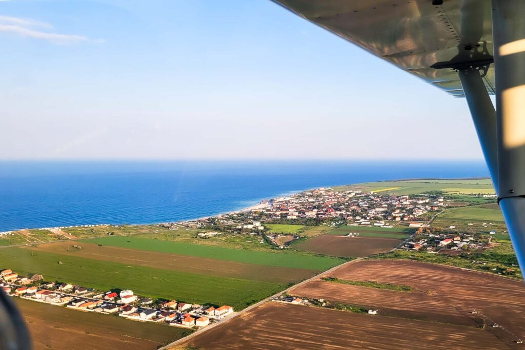 vama-veche-vazuta-din-avion-aerodrom-vama-veche
